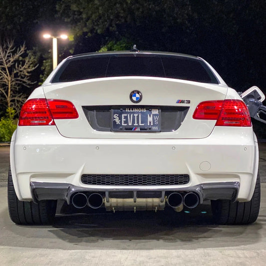 BMW E92 & E93 M3 GTS-V Style Carbon Fiber Rear Diffuser