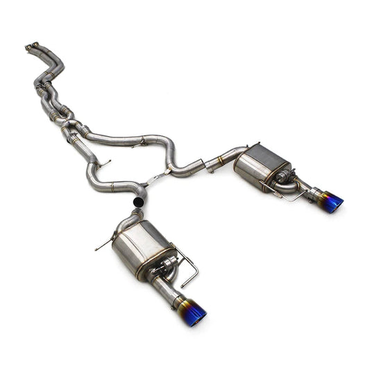 BMW E9X 3-Series 335/335i MBS Stainless Steel & Titanium Valved Exhaust System