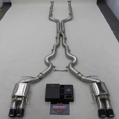 BMW F10 M5 F12/F06 M6 MBS Stainless Steel & Titanium Valved Exhaust System