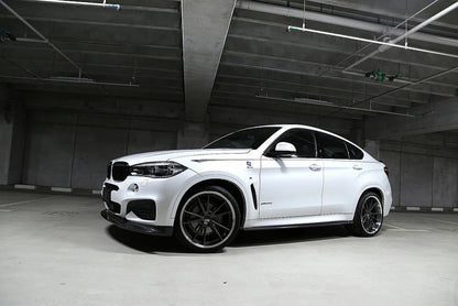 BMW F16 X6 3D Design M-Sport Carbon Fiber Front Lip