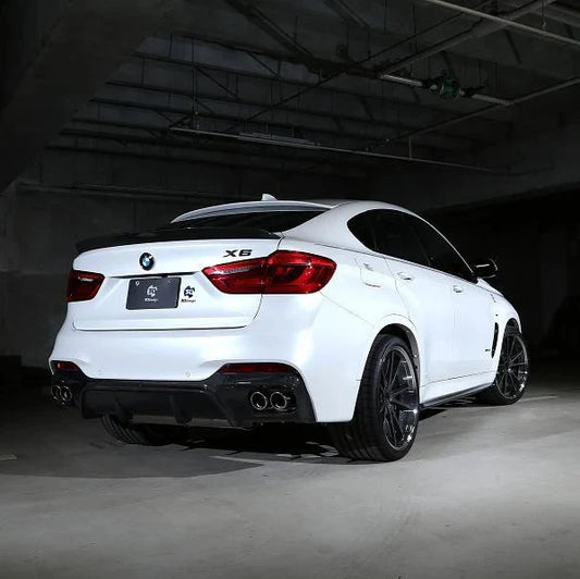 BMW F16 X6 3D Design M-Sport Carbon Fiber Rear Diffuser