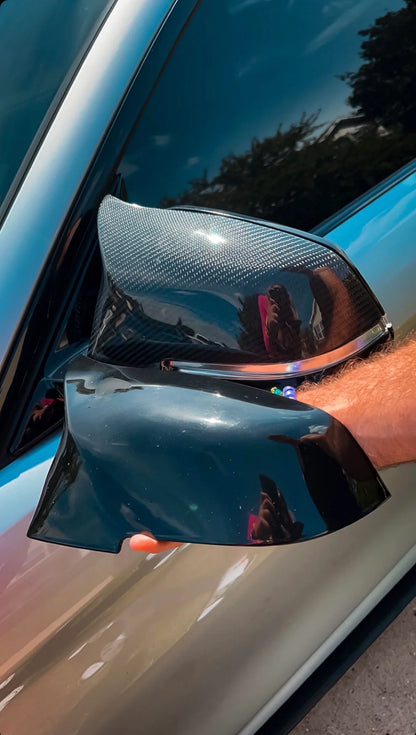 BMW F22 2-Series Carbon Fiber M Style Mirror Caps