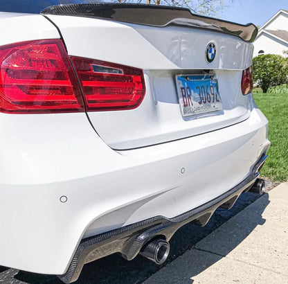 BMW F30 3-Series M4 Style Carbon Fiber Spoiler