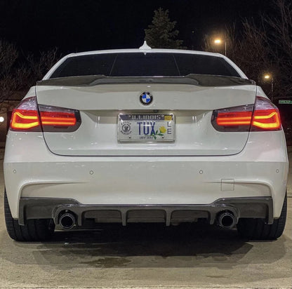 BMW F30 3-Series M4 Style Carbon Fiber Spoiler