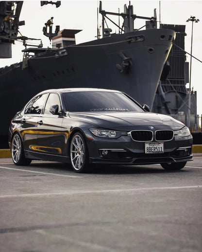 BMW F30 3-Series Standard Bumper Carbon Fiber Front Lip