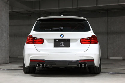 BMW F30 / F31 3-Series 3D Design 4 Tip M-Sport Carbon Rear Diffuser