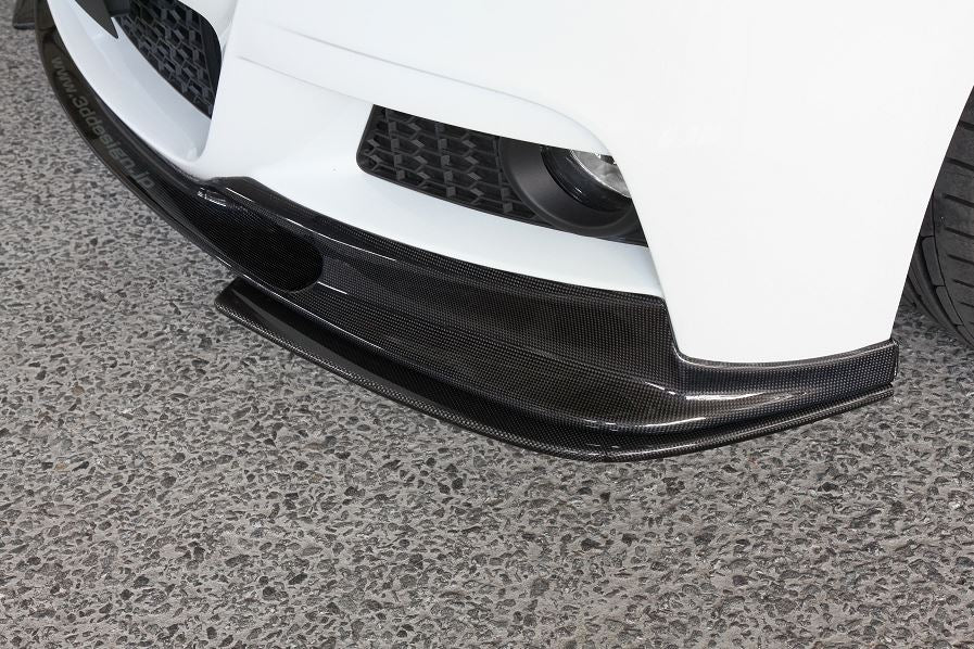 BMW F30 / F31 3-Series 3D Design M-Sport Carbon Fiber Under Splitter Set