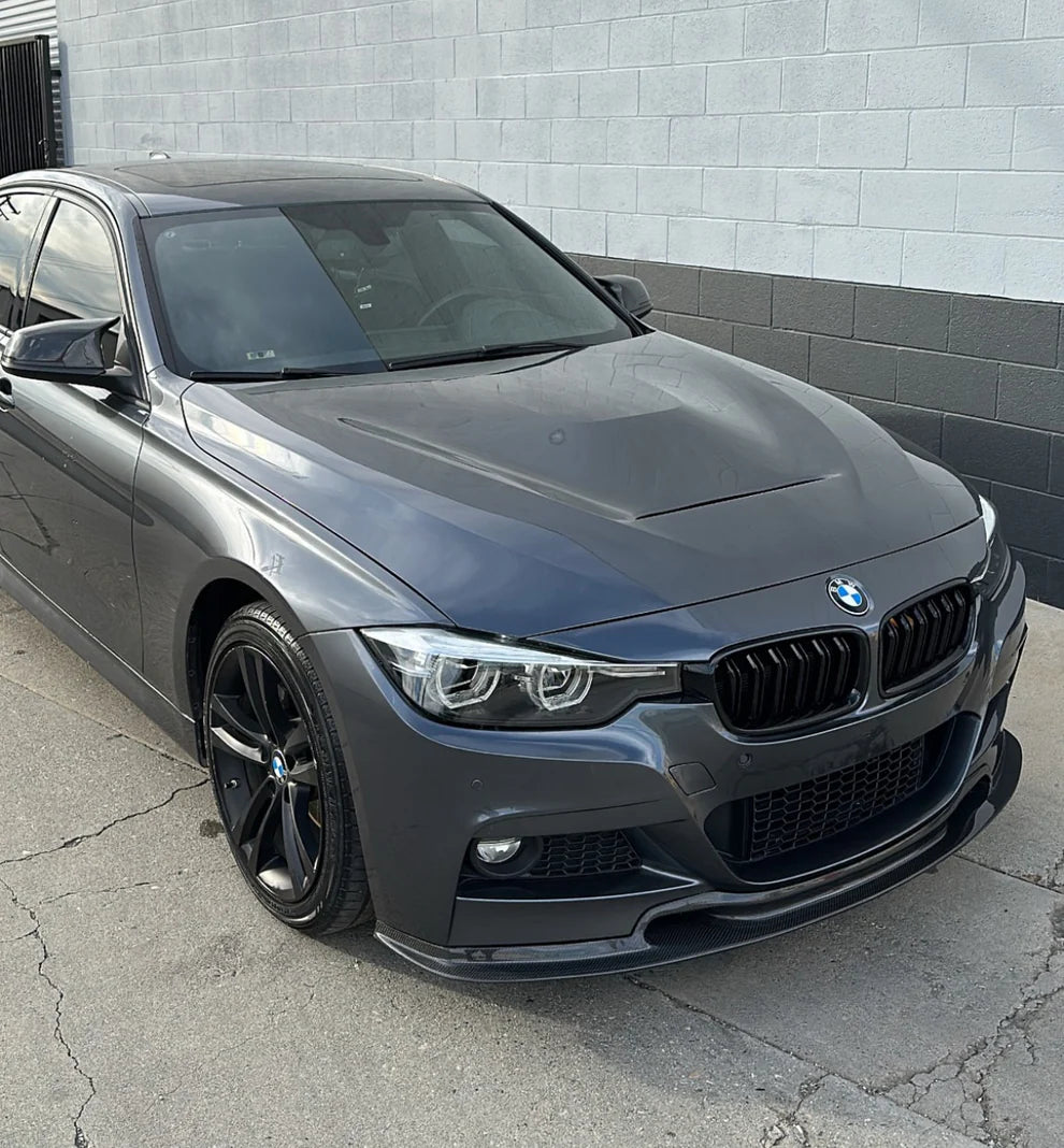 BMW F30/F31 3-Series V2 Style Carbon Fiber Lip