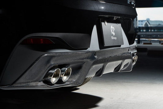 BMW F39 X2 3D Design 4 Tip M-Sport X Carbon Fiber Rear Diffuser