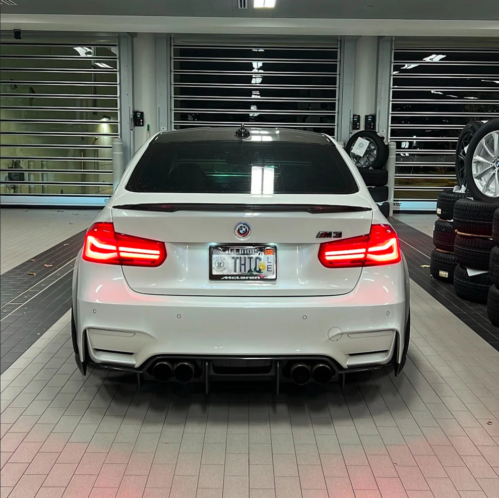 BMW F80 M3 PSM Style Rear Carbon Fiber Diffuser