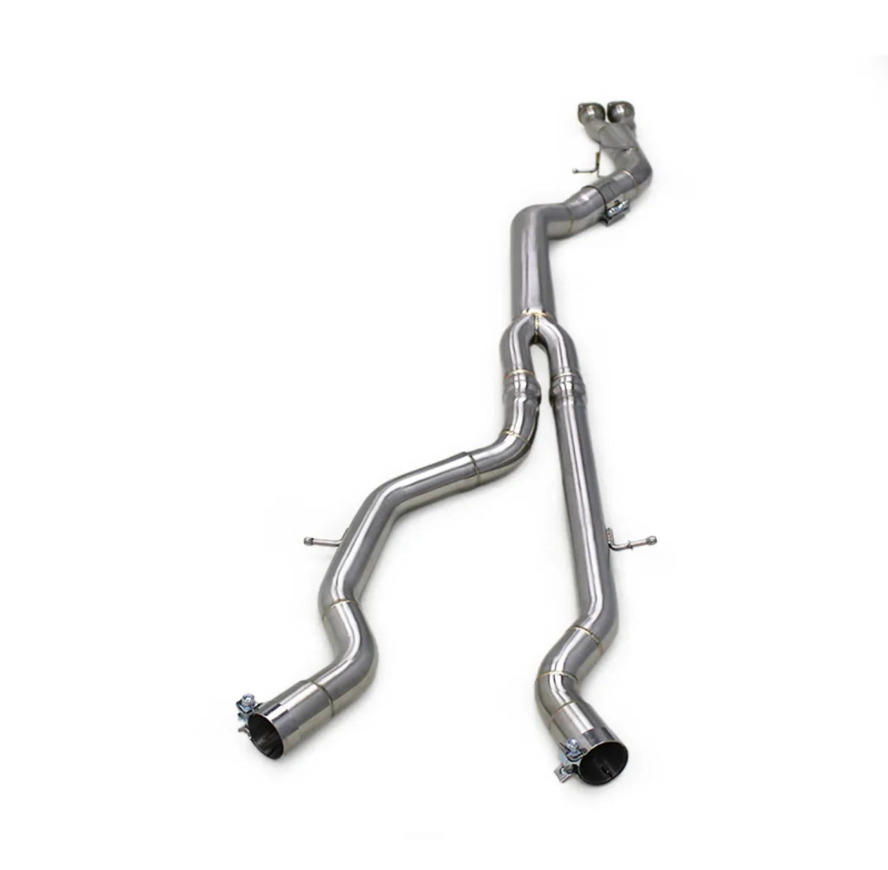 BMW F80 M3 & F82/F83 M4 MBS Stainless Steel & Titanium Single Mid Pipe