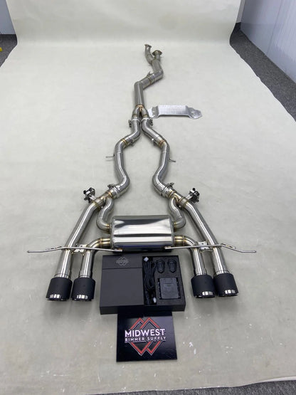 BMW F80 M3 & F82/F83 M4 MBS Stainless Steel Valved Exhaust System S55