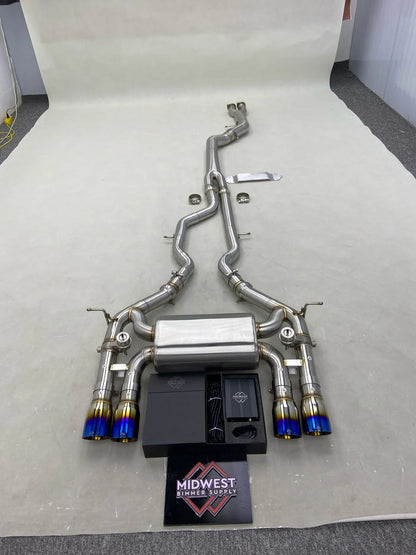 BMW F80 M3 & F82/F83 M4 MBS Stainless Steel Valved Exhaust System S55