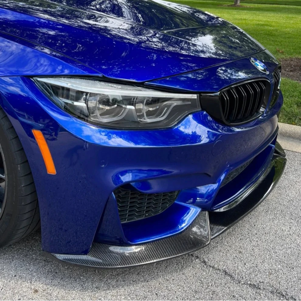 BMW F80 M3 & F82/F83 M4 VR Style Carbon Fiber Front Lip