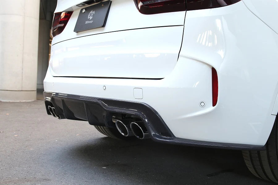 BMW F85 X5M 3D Design Carbon Fiber Rear Diffuser