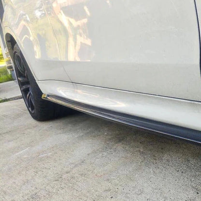 BMW F85 X5M & F86 X6M 3D Style Carbon Fiber Side Skirt Extensions