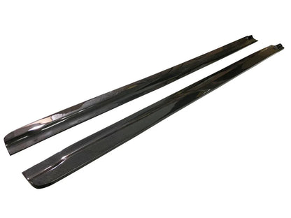 BMW F85 X5M & F86 X6M 3D Style Carbon Fiber Side Skirt Extensions