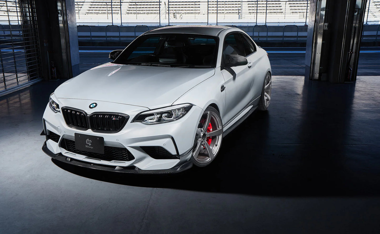BMW F87 M2 Competition 3D Design Carbon Fiber Front Lip