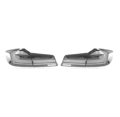 BMW F90 M5 & G30 5-Series LCI Style Tail Lights Red & Clear
