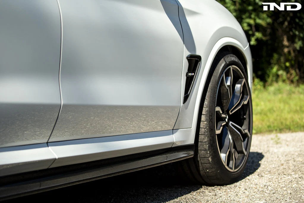 BMW F97 X3M & F98 X4M 3D Design Carbon Fiber Side Skirt Set
