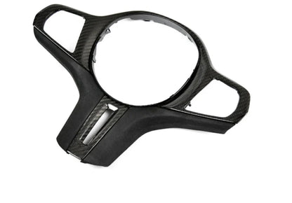 BMW G80 M3 & G82/G83 M4 & G87 M2 Autotecknic Carbon Fiber Alcantara Steering Wheel Trim