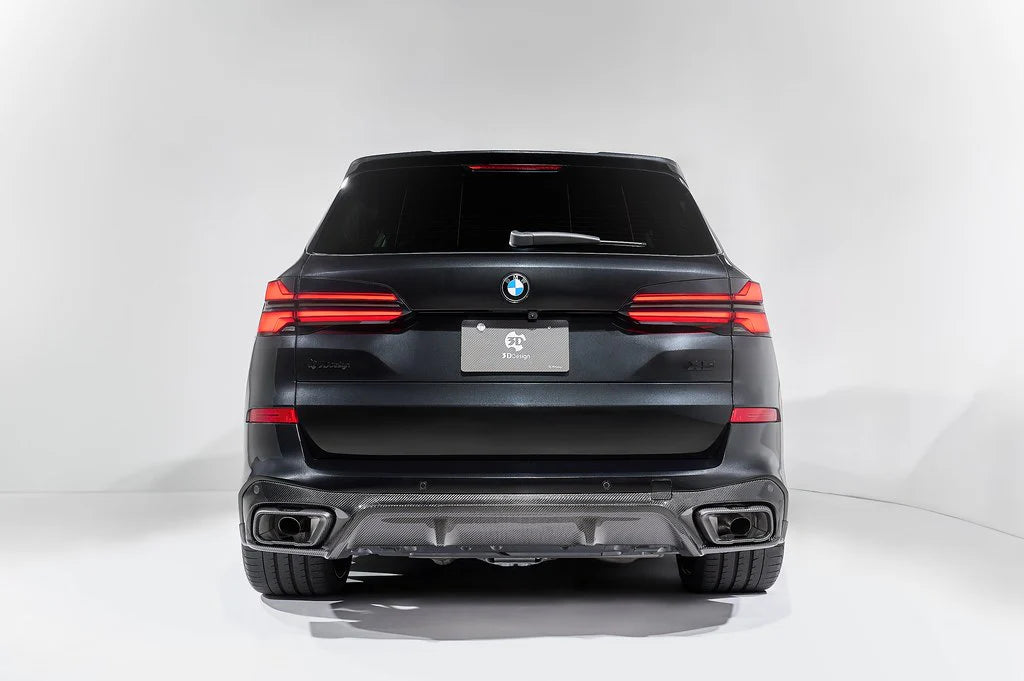 BMW  G05 X5 LCI 3D Design Carbon Fiber Rear Diffuser