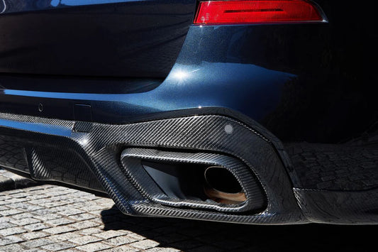 BMW G0X X5 / X6 / X7 3D Design M-Sport Carbon Fiber Tail Pipe Trim Set