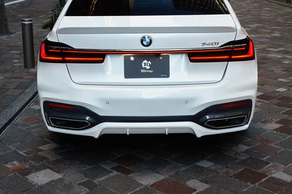 BMW G11 / G12 7-Series LCI 3D Design M-Sport Rear Diffuser