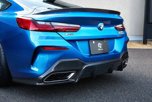 BMW G14 / G15 8-Series 3D Design Carbon Fiber Rear Diffuser