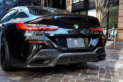 BMW G16 8-Series Gran Coupe 3D Design Carbon Fiber Rear Diffuser