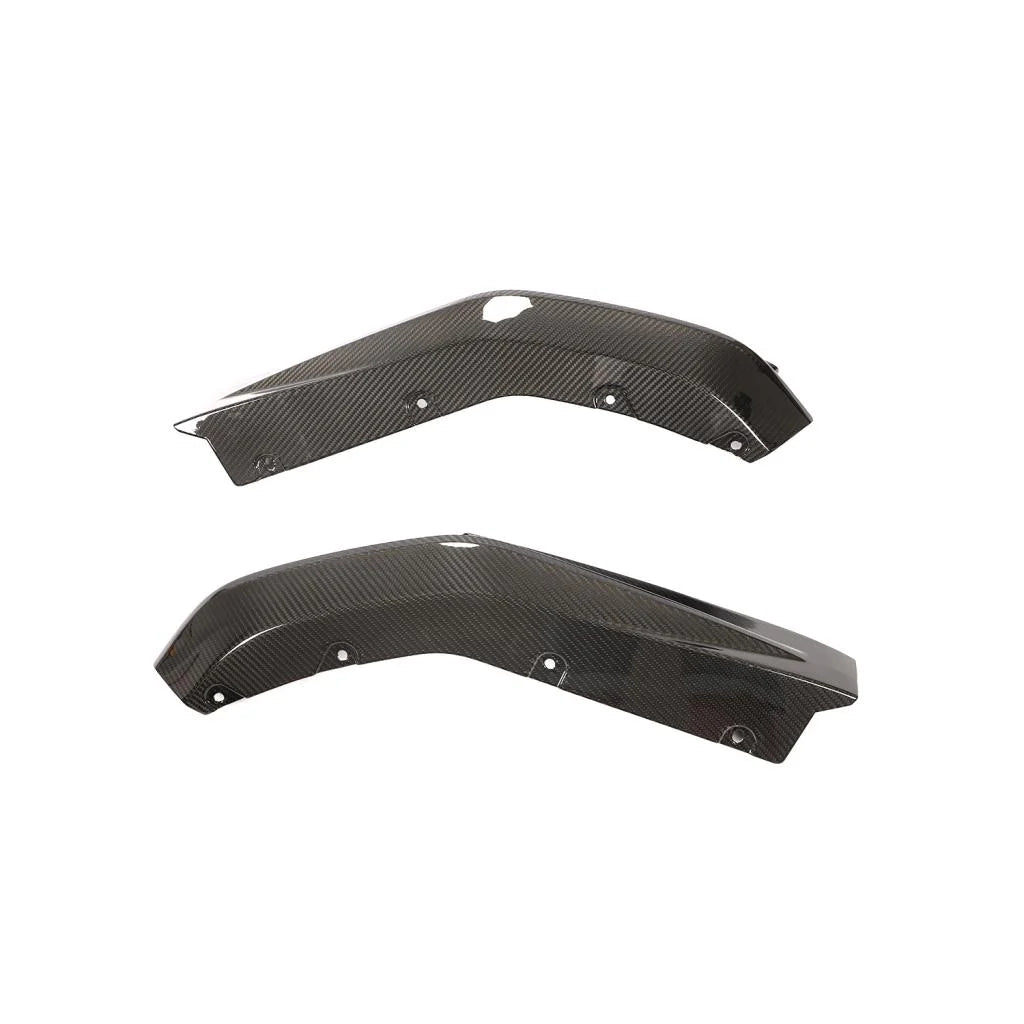 BMW G80 M3 Dry Carbon Fiber Rear Bumper Splitter Spats
