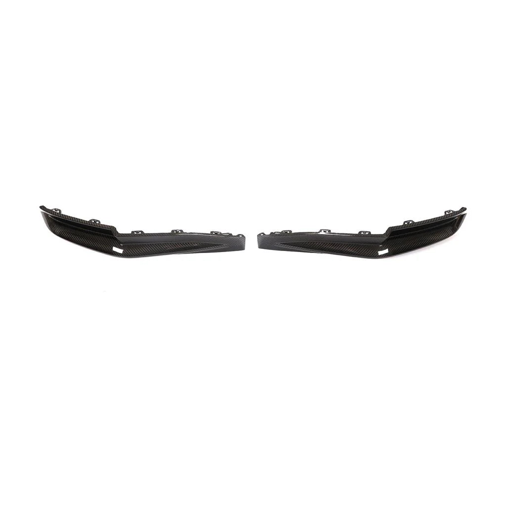 BMW G80 M3 Dry Carbon Fiber Rear Bumper Splitter Spats