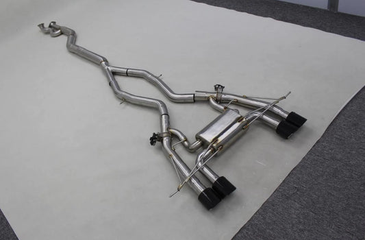 BMW G80 M3 & G82/G83 M4 S58 MBS Stainless Steel & Titanium Equal Single Length Valved Exhaust System