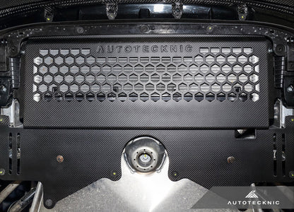 BMW G80 M3 & G82/G83 M4 & G87 M2 Autotecknic Dry Carbon Fiber Oil Cooler Guard