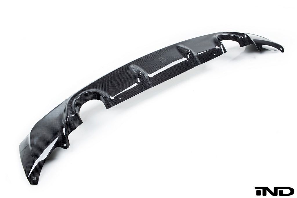 BMW F22 2-Series 3D Design M-Sport Carbon Fiber Rear Diffuser