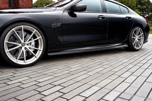 BMW F93 M8 Gran Coupe 3D Design Carbon Fiber Side Skirt Set