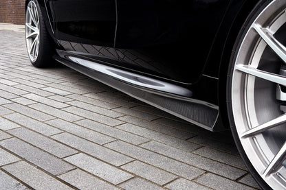 BMW F93 M8 Gran Coupe 3D Design Carbon Fiber Side Skirt Set