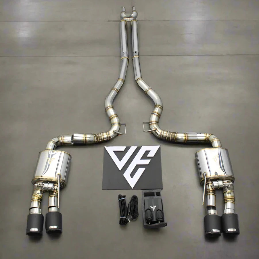 Ford Mustang GT S550 Stainless Steel Valved Cat Back Exhaust