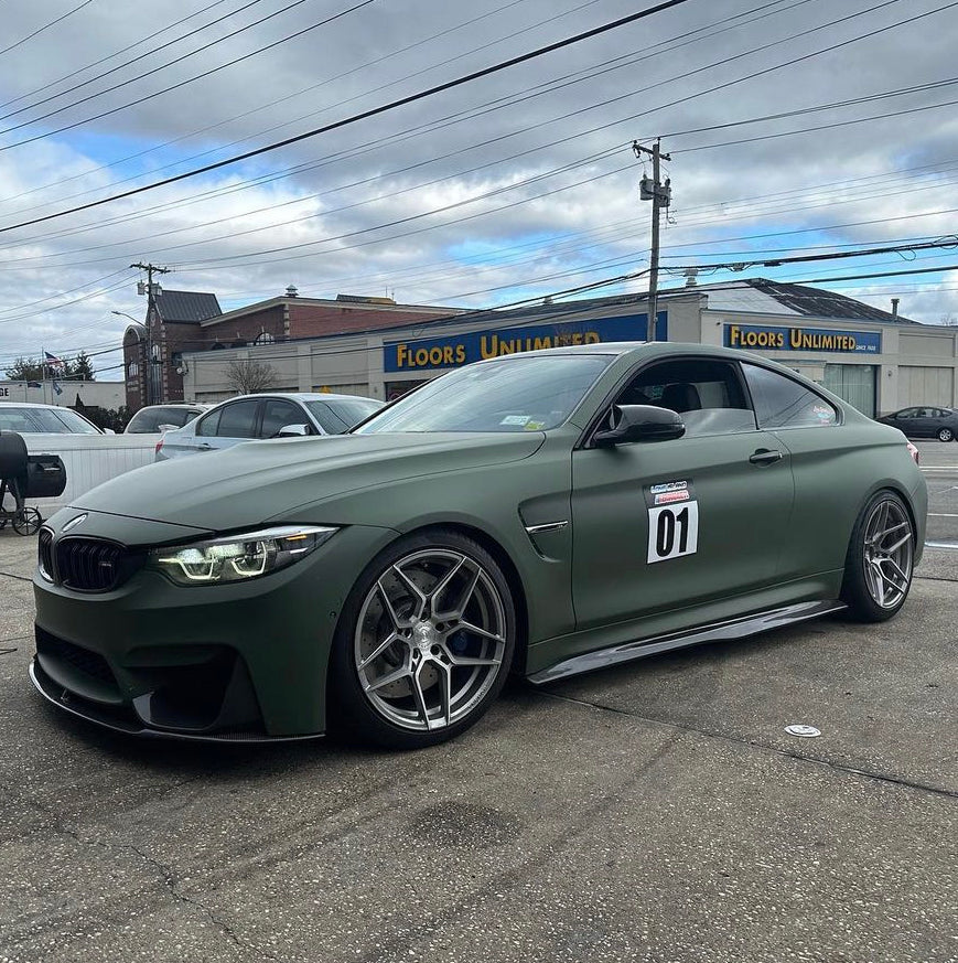 BMW F82 M4 PSM Style Carbon Fiber Side Skirts