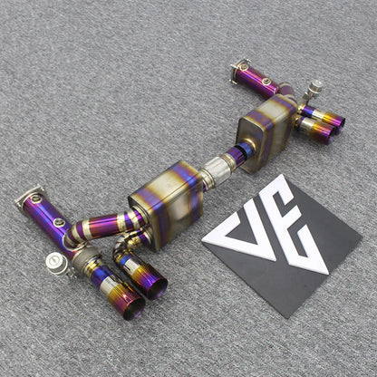 Porsche 996 Carrera Stainless Steel & Titanium Valved Exhaust