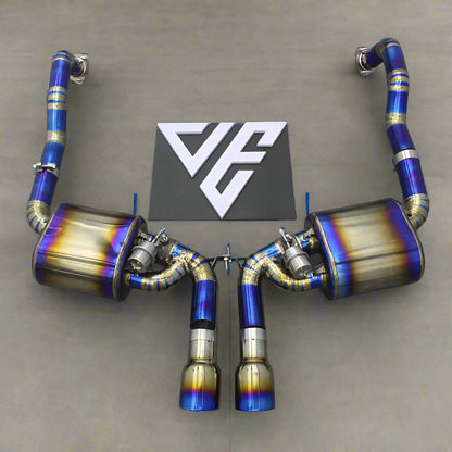 Porsche Cayman 987.2 Stainless Steel & Titanium Valved Exhaust