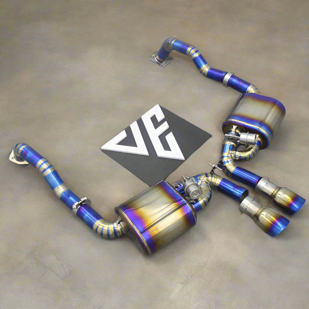 Porsche Cayman 987.2 Stainless Steel & Titanium Valved Exhaust