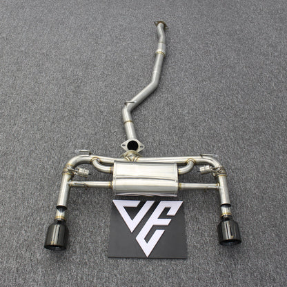 Toyota GR86/FRS & Subaru BRZ Stainless Steel Valved Cat Back Exhaust