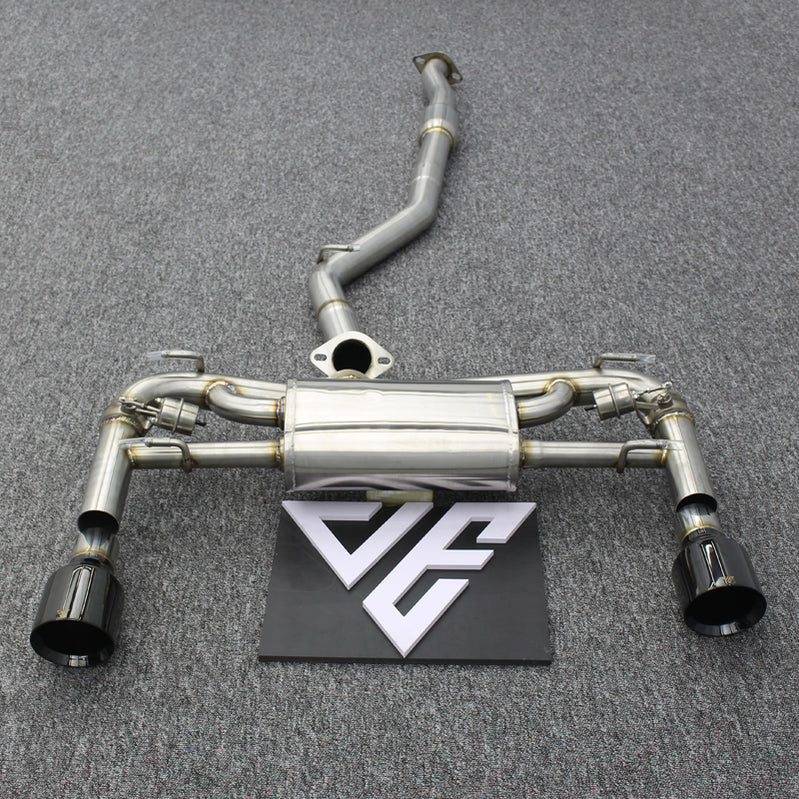 Toyota GR86/FRS & Subaru BRZ Stainless Steel Valved Cat Back Exhaust