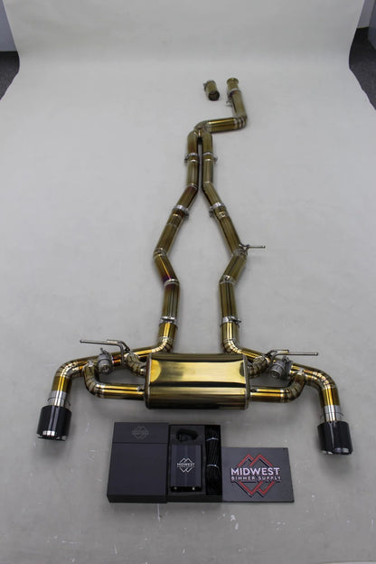 Toyota Supra A90/A91 MBS Stainless Steel & Titanium Valved Exhaust System