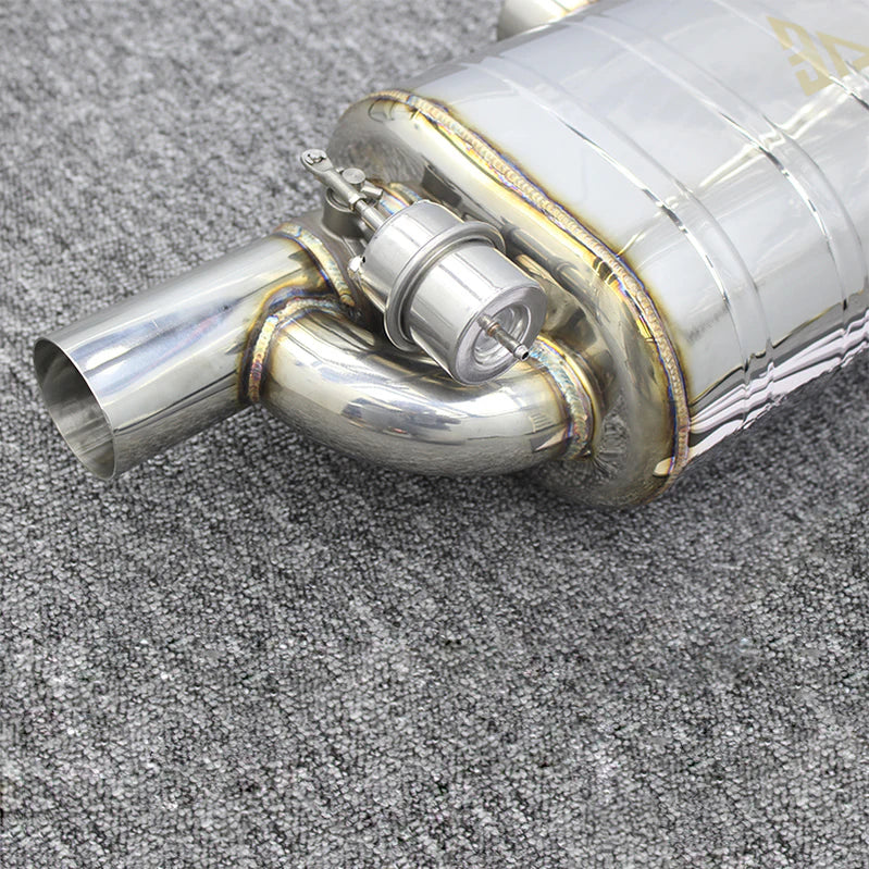 Universal T Style Valved Muffler Exhaust With Remote and Module