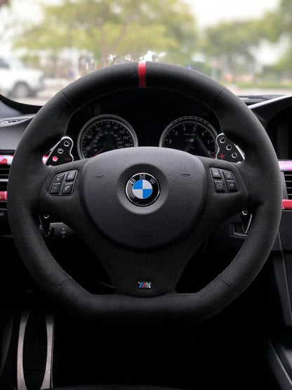 BMW E90, E92 & E93 M3 & 3-Series Custom Alcantara Steering Wheel