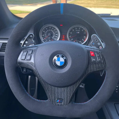 BMW E90, E92 & E93 M3 & 3-Series Custom Alcantara Steering Wheel