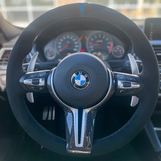 BMW F80 M3 & F82/F83 M4 3 & 4-Series Custom Alcantara Steering Wheel