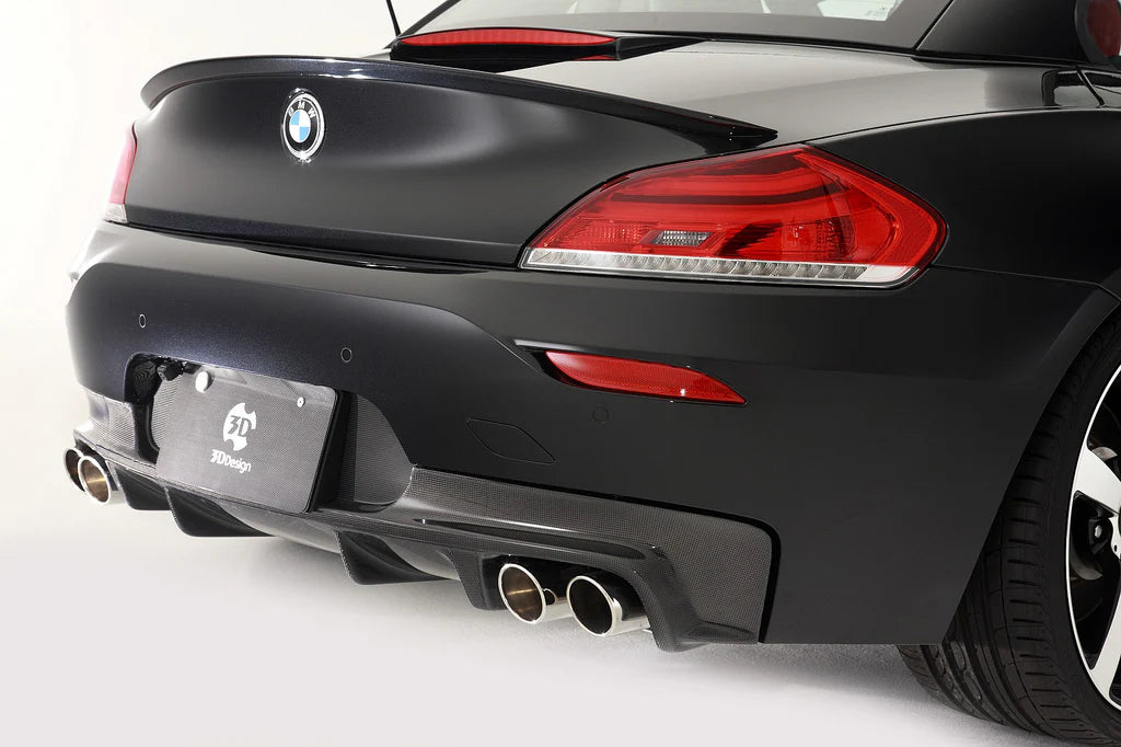BMW E89 Z4 3D Design M-Sport Carbon Fiber Rear Diffuser